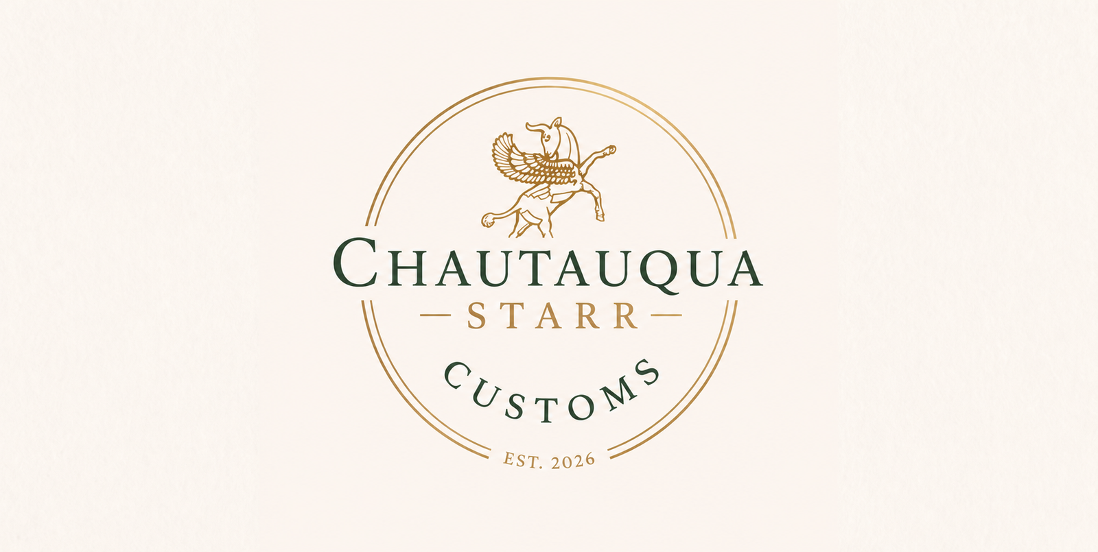 Chautauqua Starr Customs Logo